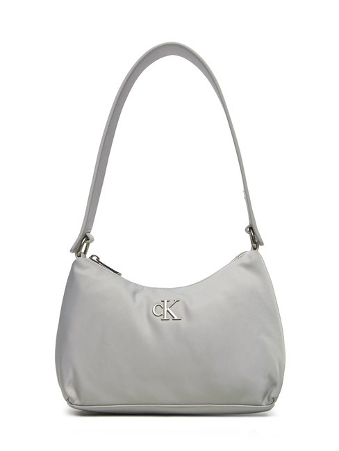 CALVIN KLEIN SLEEK NYLON Bolso de hombro espejismo gris - Bolsos Mujer