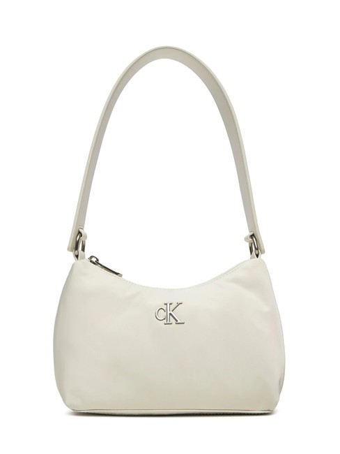 CALVIN KLEIN SLEEK NYLON Bolso de hombro tofu - Bolsos Mujer