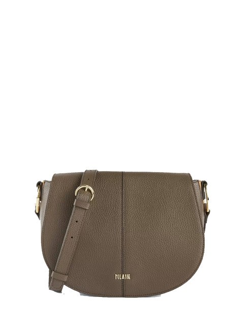 ALVIERO MARTINI PRIMA CLASSE UNIVERSAL Bolso bandolera de piel con solapa roca - Bolsos Mujer