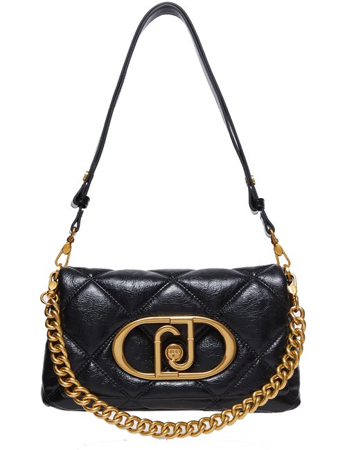 LIUJO LAPUFFY Chain Bolso de hombro NEGRO - Bolsos Mujer