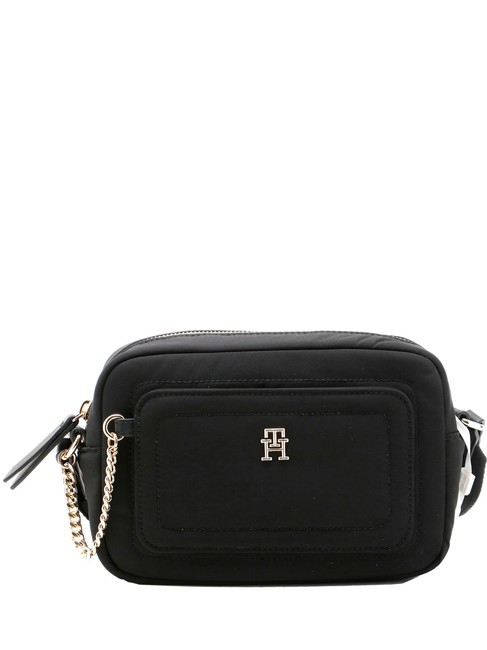 TOMMY HILFIGER TH SPRING Mini bolso para cámara con correa para el hombro negro - Bolsos Mujer