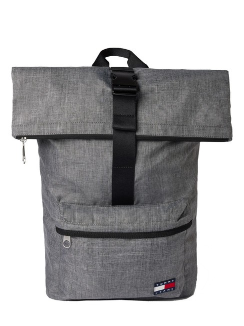 TOMMY HILFIGER TOMMY JEANS ESSENTIAL DAILY  Mochila enrollable gris zinc - Mochilas para portátil