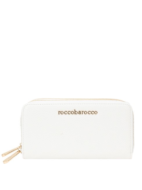 ROCCOBAROCCO CLAIR Cartera con cremallera blanco - Carteras Mujer