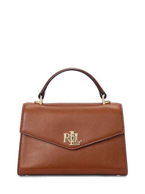 RALPH LAUREN FARRAH Bolso maletín de piel lauren tan1 - Bolsos Mujer