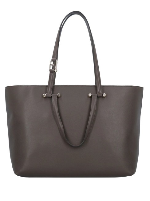 FURLA DUETTO  Shopper de mano/hombro caoba+marrón int. - Bolsos Mujer