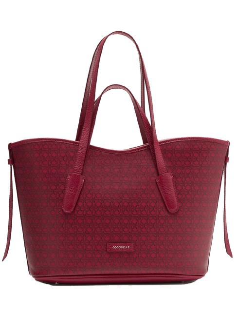 COCCINELLE NEW NEVER WITHOUT BAG COATED MONOGRAM Shopper de mano/hombro mul.sangr/sangr - Bolsos Mujer