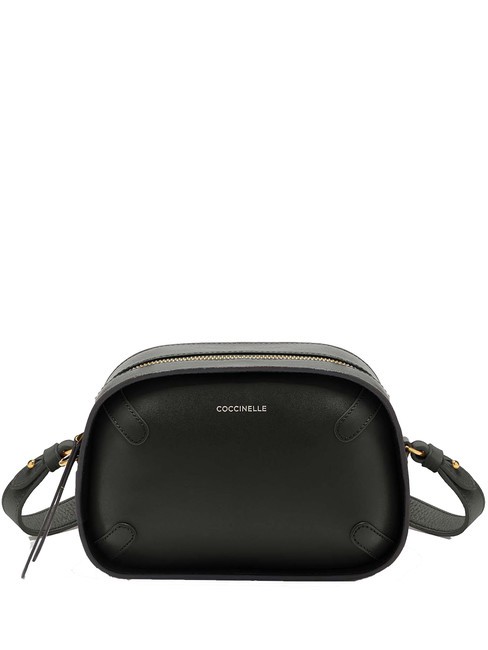 COCCINELLE MALETA CALF Mini bolso bandolera, en piel. negro - Bolsos Mujer