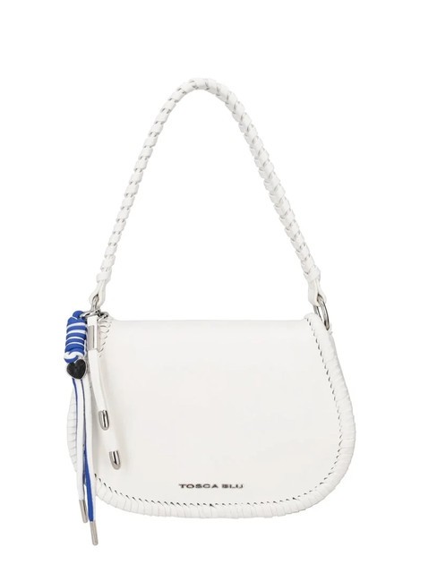 TOSCA BLU AMALFI Bolso bandolera pequeño con solapa blanco - Bolsos Mujer