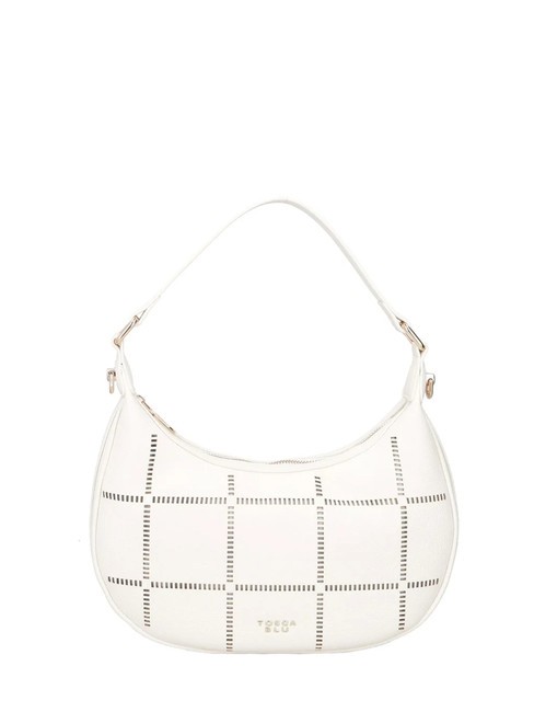 TOSCA BLU CAORLE bolso de hombro media luna blanco - Bolsos Mujer