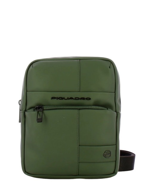 PIQUADRO WOLLEM GOMMATA  bolsa de transporte para iPad mini VERDE - Bandoleras Hombre