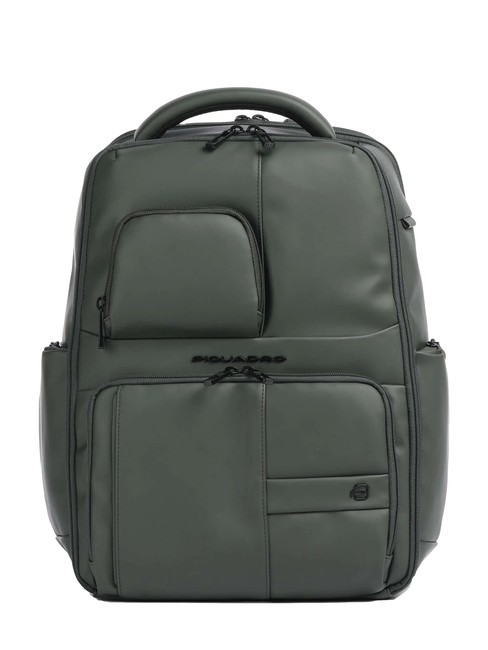 PIQUADRO WOLLEM Mochila para PC de 14"/iPad de 12,9" VERDE - Mochilas para portátil