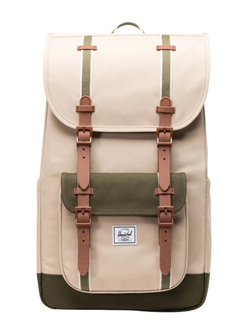 HERSCHEL LITTLE AMERICA  Mochila de tamaño estándar sarga/verde hiedra - Mochilas Escuela & Tiempo Libre