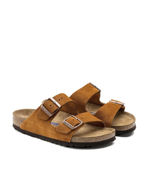 BIRKENSTOCK ARIZONA Sandalia tipo zapatilla de ante visón - Zapatos unisex