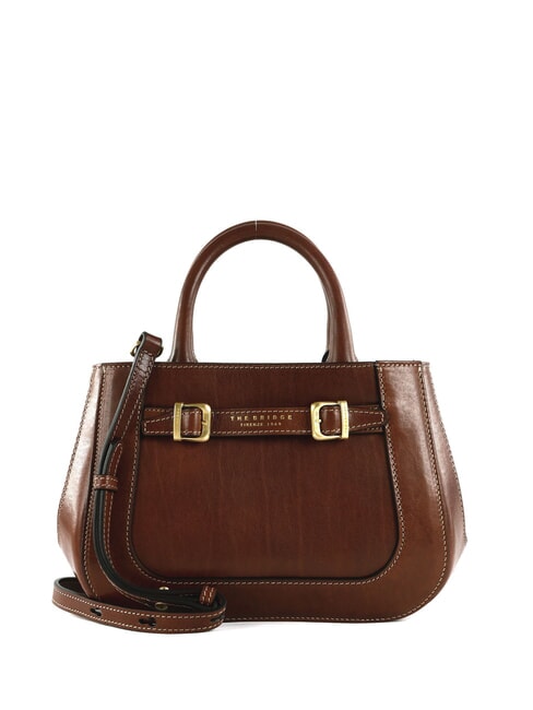 THE BRIDGE GAIA Bolso de piel con bandolera BROWN - Bolsos Mujer