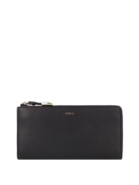 FURLA GOCCIA  Cartera de cuero negro - Carteras Mujer