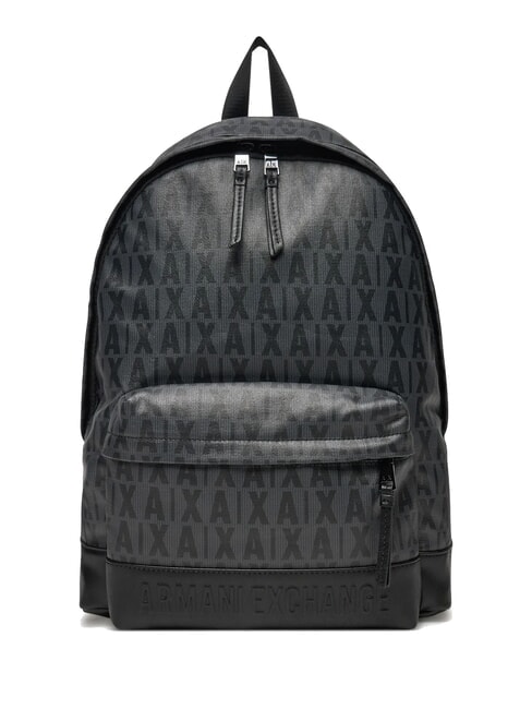 ARMANI EXCHANGE A|X LOGO ALL OVER Mochila para portátil de 15,6" asfalto/negro - Mochilas para portátil