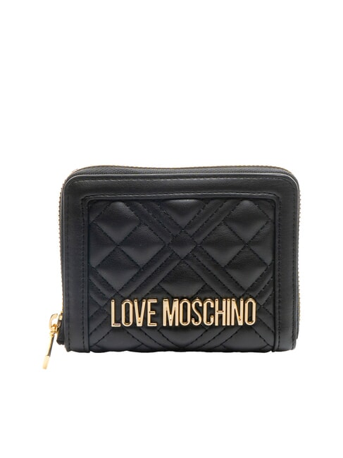 LOVE MOSCHINO QUILTED Cartera pequeña acolchada negro - Carteras Mujer