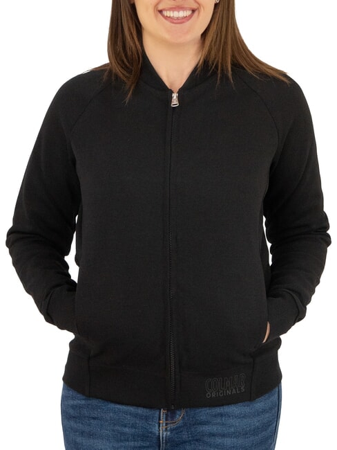 COLMAR NEW TOPIC Sudadera con cremallera completa y bolsillos negro - Sudaderas de mujer