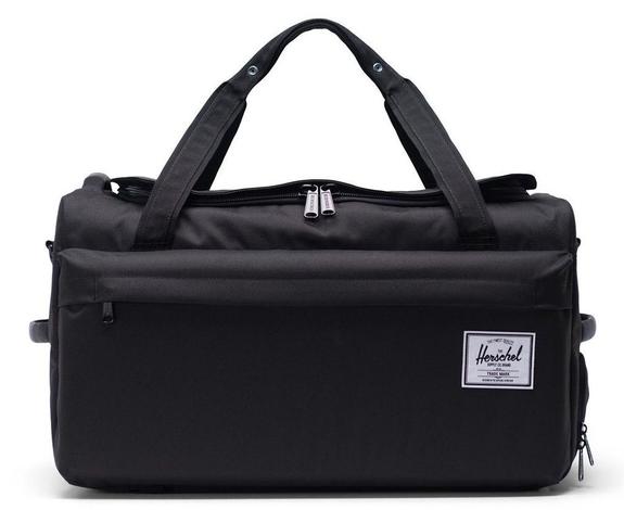 HERSCHEL bolsa de lona OUTFITTER, con tirantes retráctiles. NEGRO - Bolsas de viaje