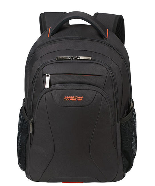 AMERICAN TOURISTER Mochila TURISTA AMERICANA EN EL TRABAJO, tableta y PC 15.6 " NEGRO / NARANJA - Mochilas para portátil