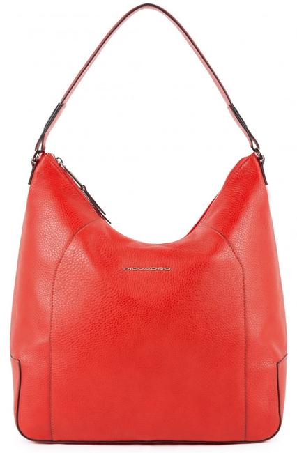 PIQUADRO Muse Bolso saco de hombro, de piel ROJO - Bolsos Mujer