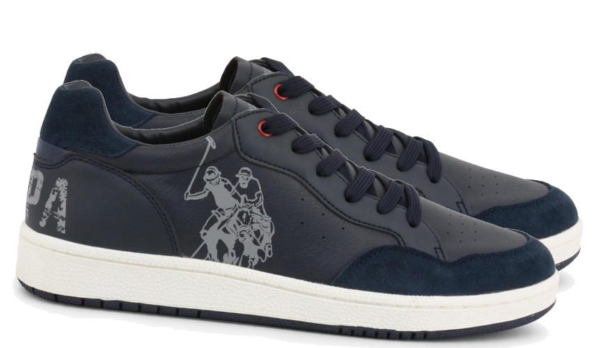 Zapatillas U.s. Polo Assn. Rikon Club Oscuro Azul - ¡compra A Precios