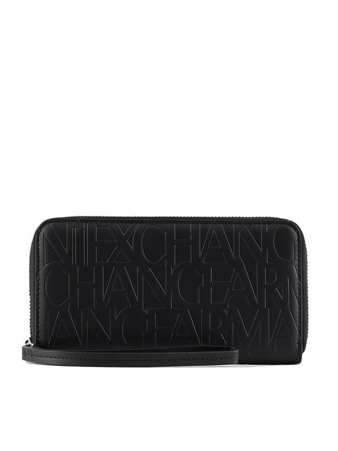 ARMANI EXCHANGE  Cartera con logo estampada negro - Carteras Mujer