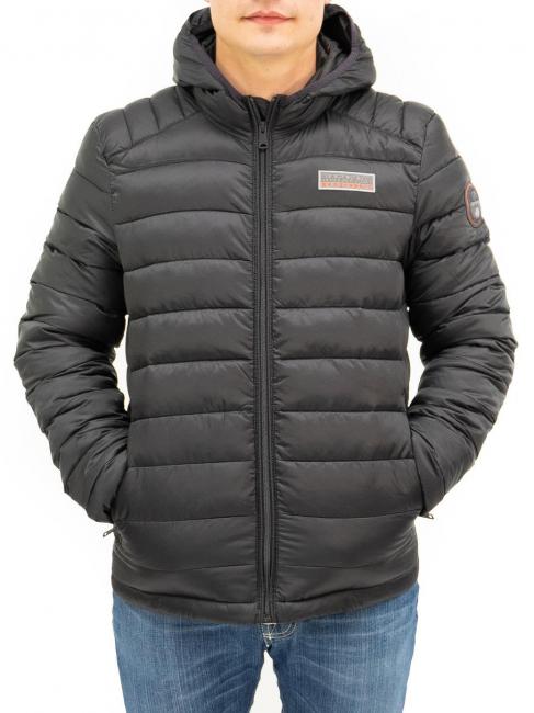 NAPAPIJRI AERONS H AKA Chaqueta con capucha NEGRO - Chaquetas de plumas para hombre