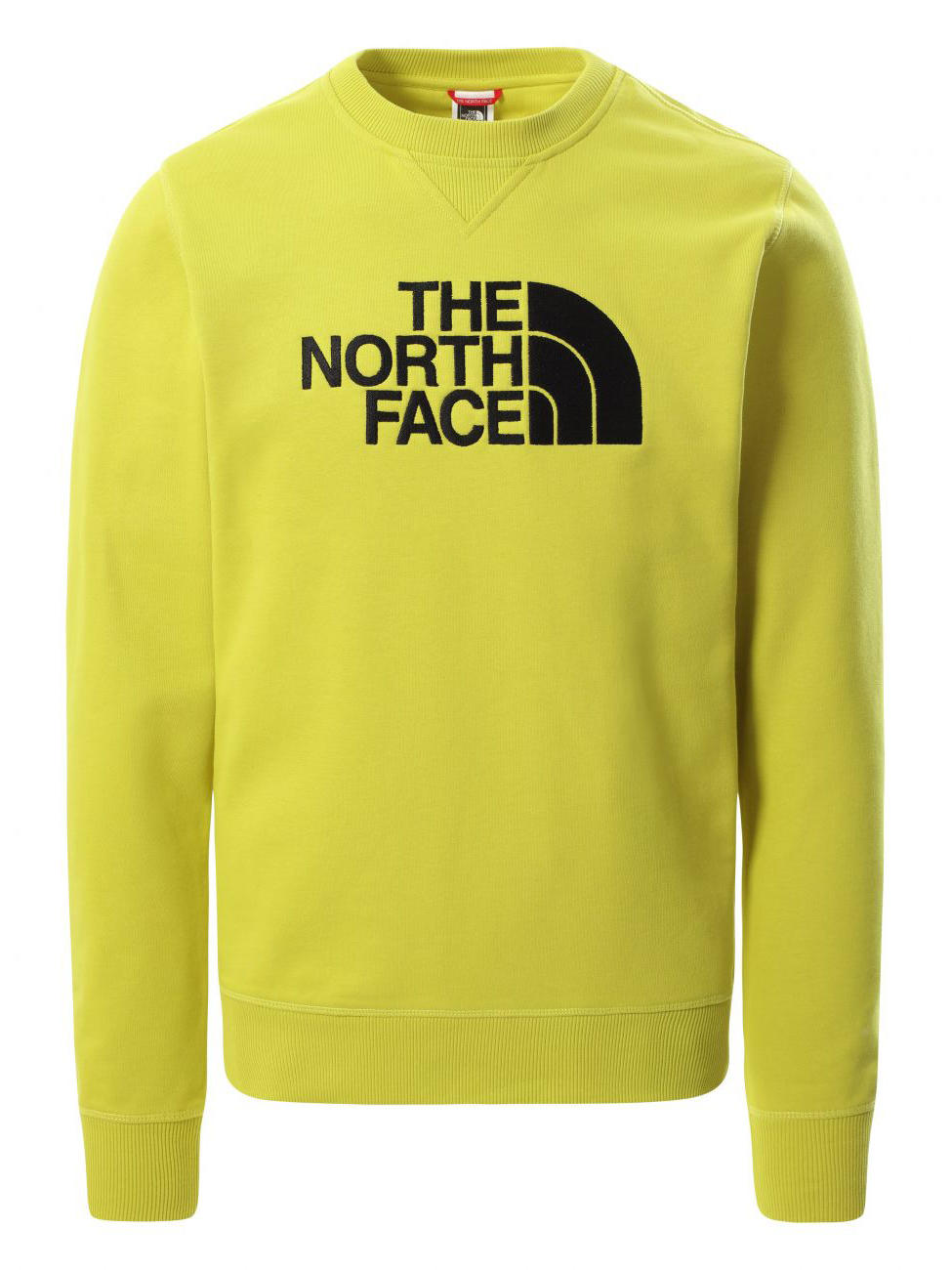 Inminente hacer clic encanto The North Face Drew Peak Crew Sudadera Hombre Verde Citronella - ¡Compra A  Precios De Outlet!