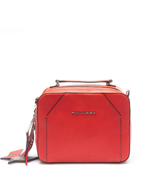 PIQUADRO MUSE Mini bolso bandolera, en piel ROJO - Bolsos Mujer