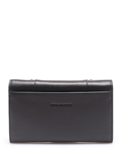 PIQUADRO MUSE Cartera clutch en piel nero2 - Carteras Mujer