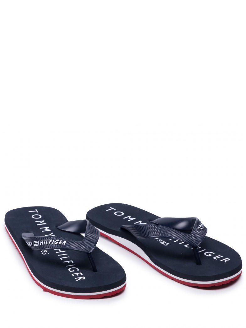 Tommy Hilfiger Print Beach Chanclas Para Hombre Cielo Del Desierto Compra En Le Sac