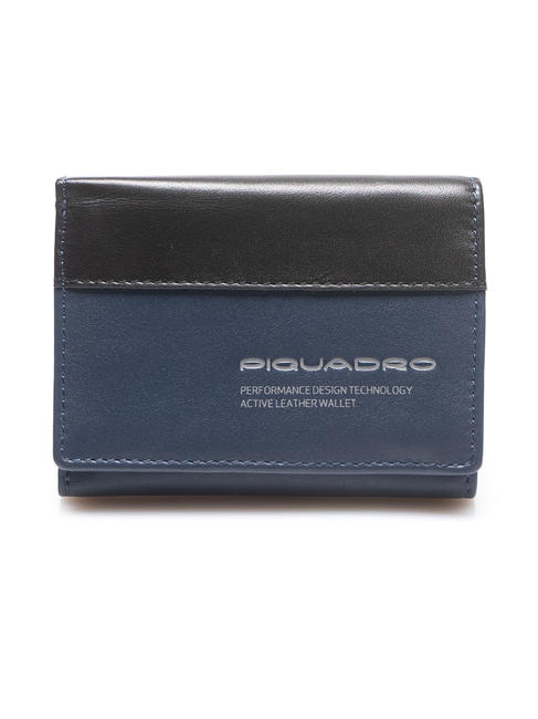 PIQUADRO DOWNTOWN Cartera de cuero para hombre azul - Carteras Hombre