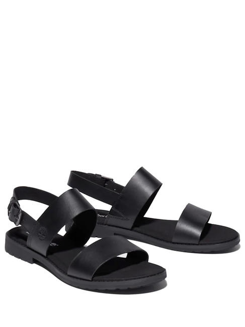 TIMBERLAND Chicago 2 band sandal Sandalias de cuero NEGRO - Zapatos Mujer